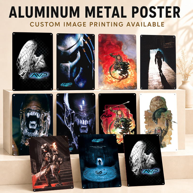 Vintage Vs Collectible - Alien Vs Predator Printed Posters Customized