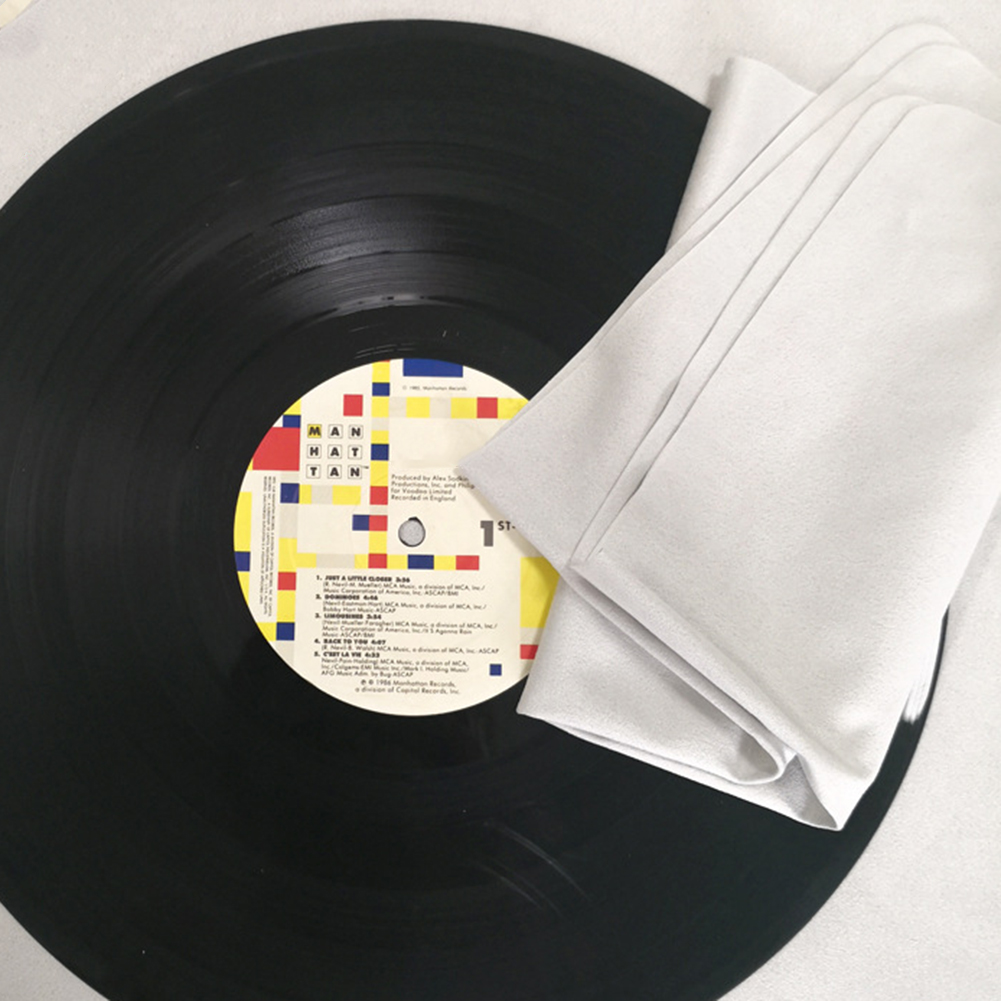5 Pcs CD Cleaning Cloth Microf - Vinyl Record Cleaner ulasan dan harga