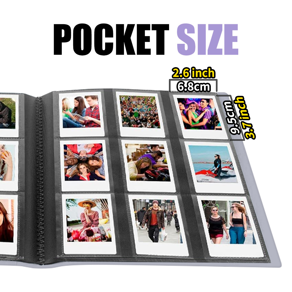 3 inches Printing Paper Purple - Polaroid Photo Album ulasan dan harga