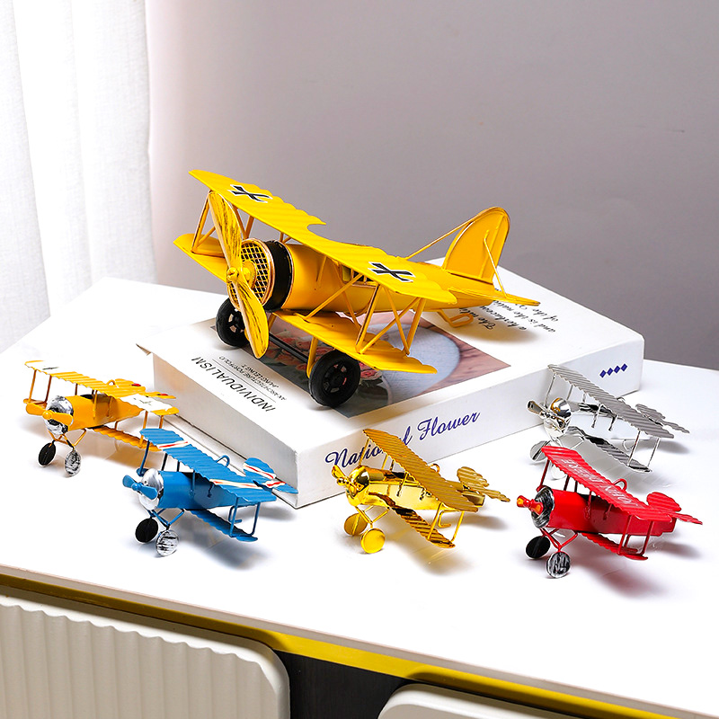 Vintage Metal Airplane Model R - Vintage Collectible Furniture ulasan dan harga