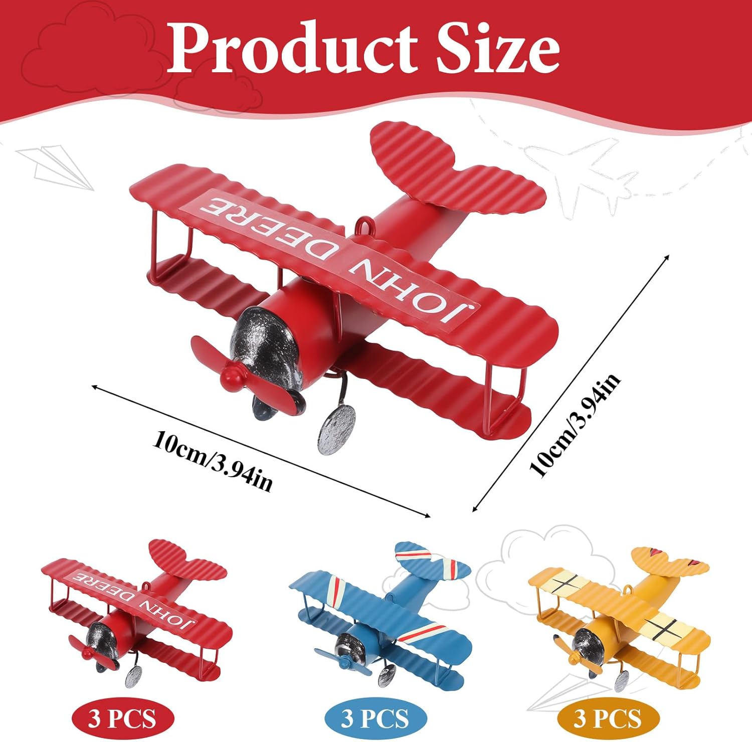 Vintage Metal Airplane Model R - Vintage Collectible Furniture ulasan dan harga