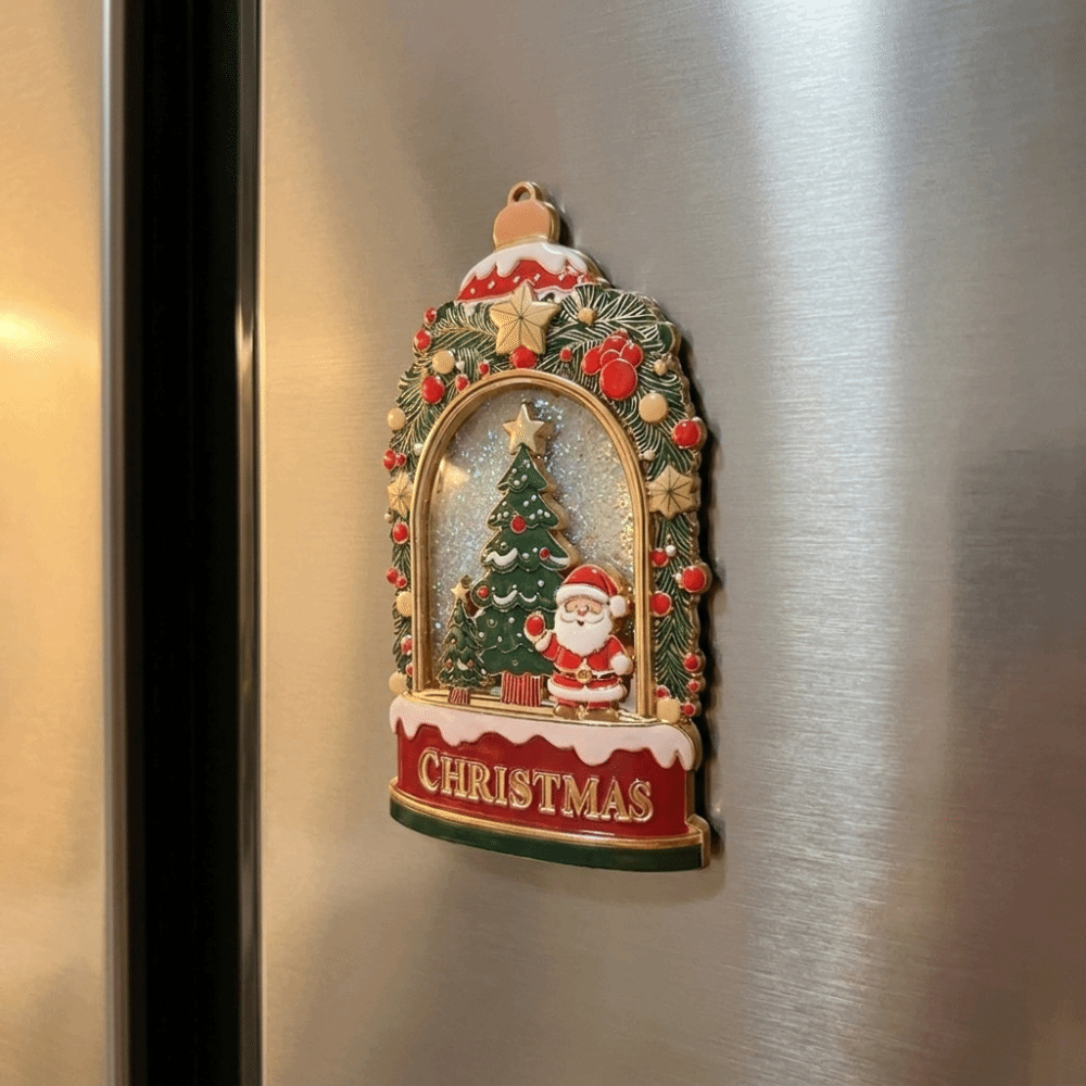 Vintage Alloy Magnetic Fridge  - Vintage Collectible Santa ulasan dan harga