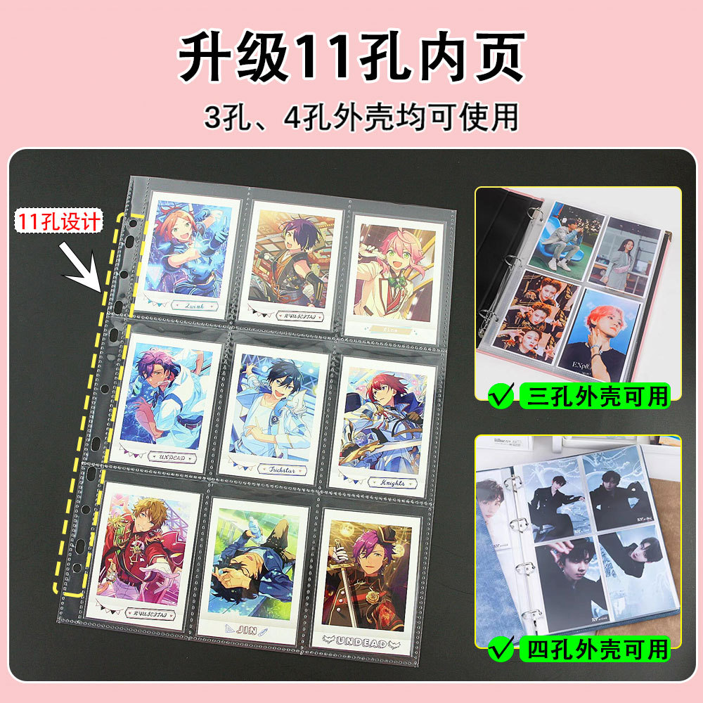 10Pcs A4 Double Sided Photo Sl - Polaroid Photo Album ulasan dan harga
