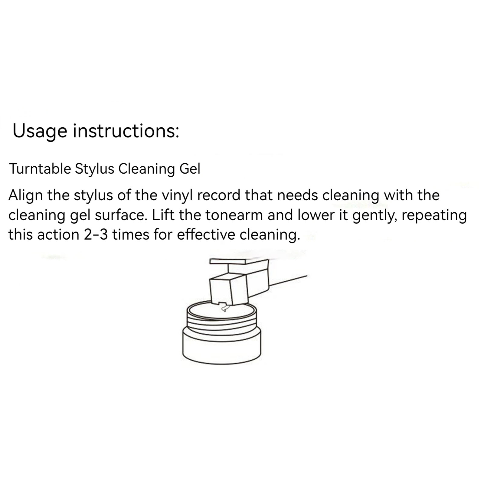 Stylus Cleaning Glue Reusable  - Vinyl Record Cleaner ulasan dan harga