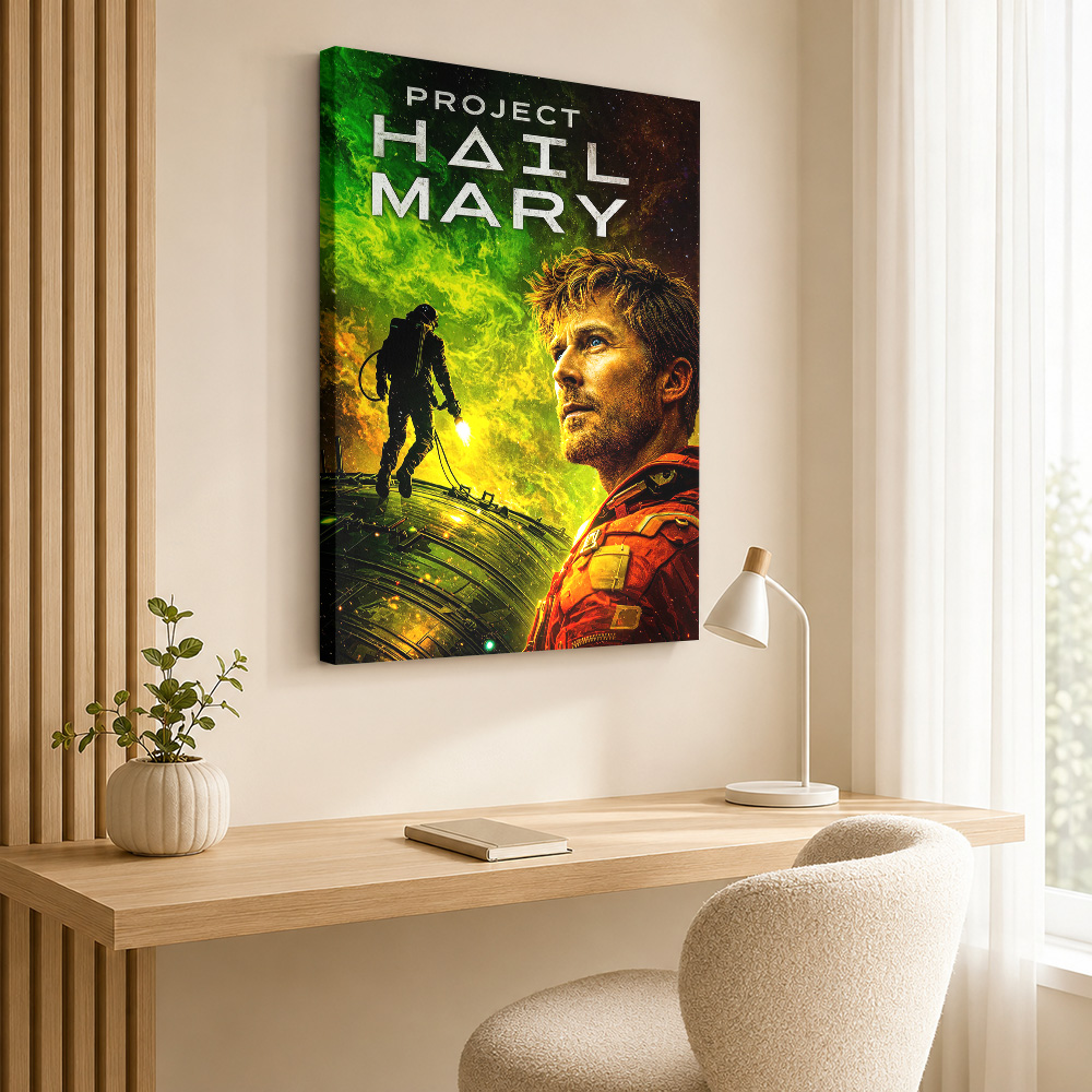 Project Hail Mary Movie Canvas - Vintage Collectible Posters ulasan dan harga