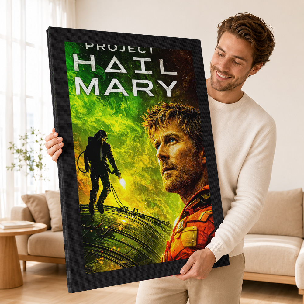 Project Hail Mary Movie Canvas - Vintage Collectible Posters ulasan dan harga