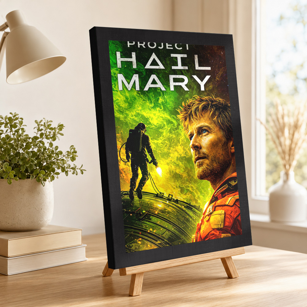 Project Hail Mary Movie Canvas - Vintage Collectible Posters ulasan dan harga