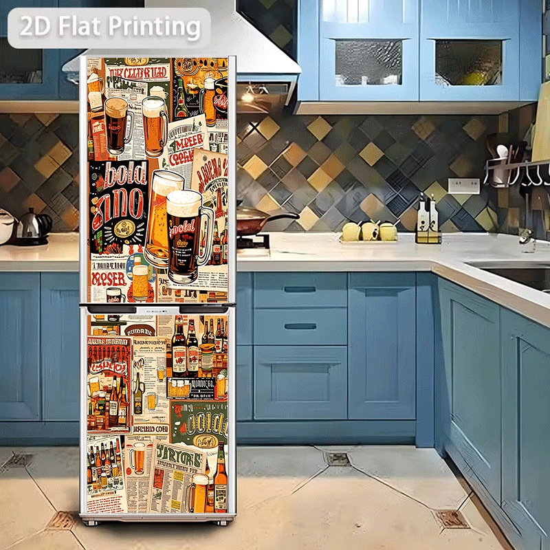 Refrigerator Sticker  Refriger - Vintage Collectible Posters ulasan dan harga