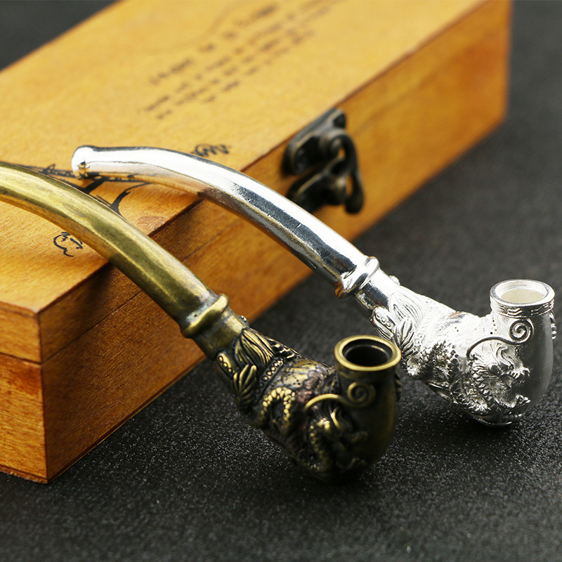 Vintage Handcrafted Pipe Handm - Vintage Collectible Furniture ulasan dan harga