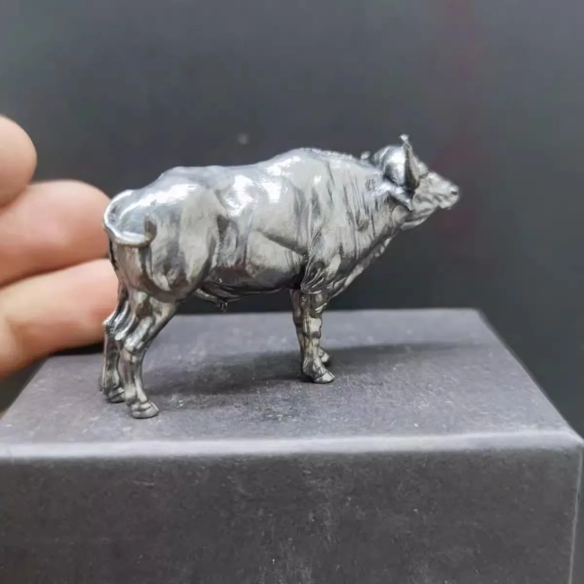 Brass African Buffalo Sculptur - Vintage Collectible Furniture ulasan dan harga