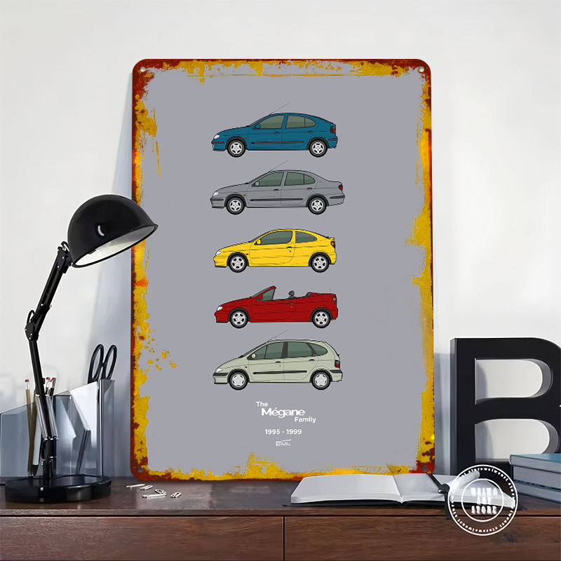 Sports Car Megane Collection 1 - Vintage Collectible Posters ulasan dan harga