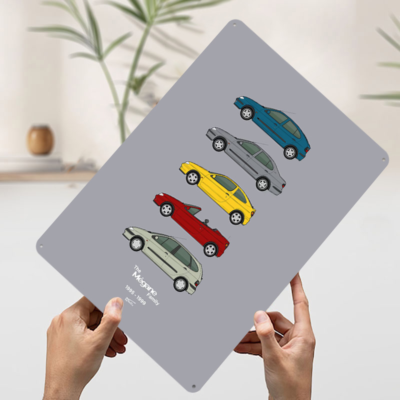 Sports Car Megane Collection 1 - Vintage Collectible Posters ulasan dan harga