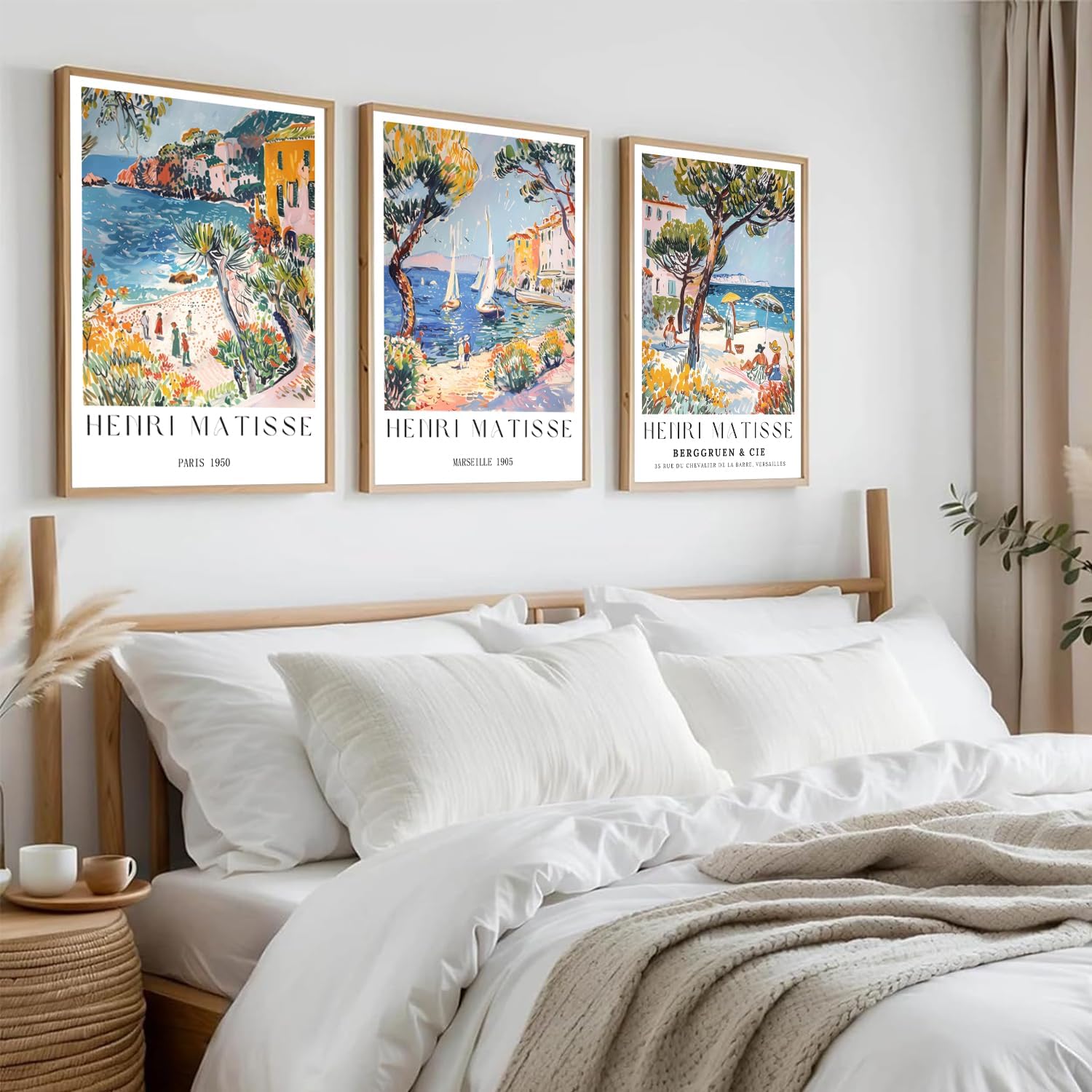 3 Pieces/Set of Vintage Beach  - Vintage Collectible Posters ulasan dan harga