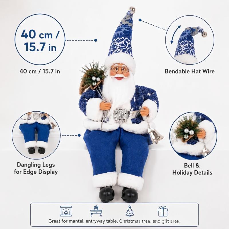 Santa Claus Standing Figurine  - Vintage Collectible Santa ulasan dan harga