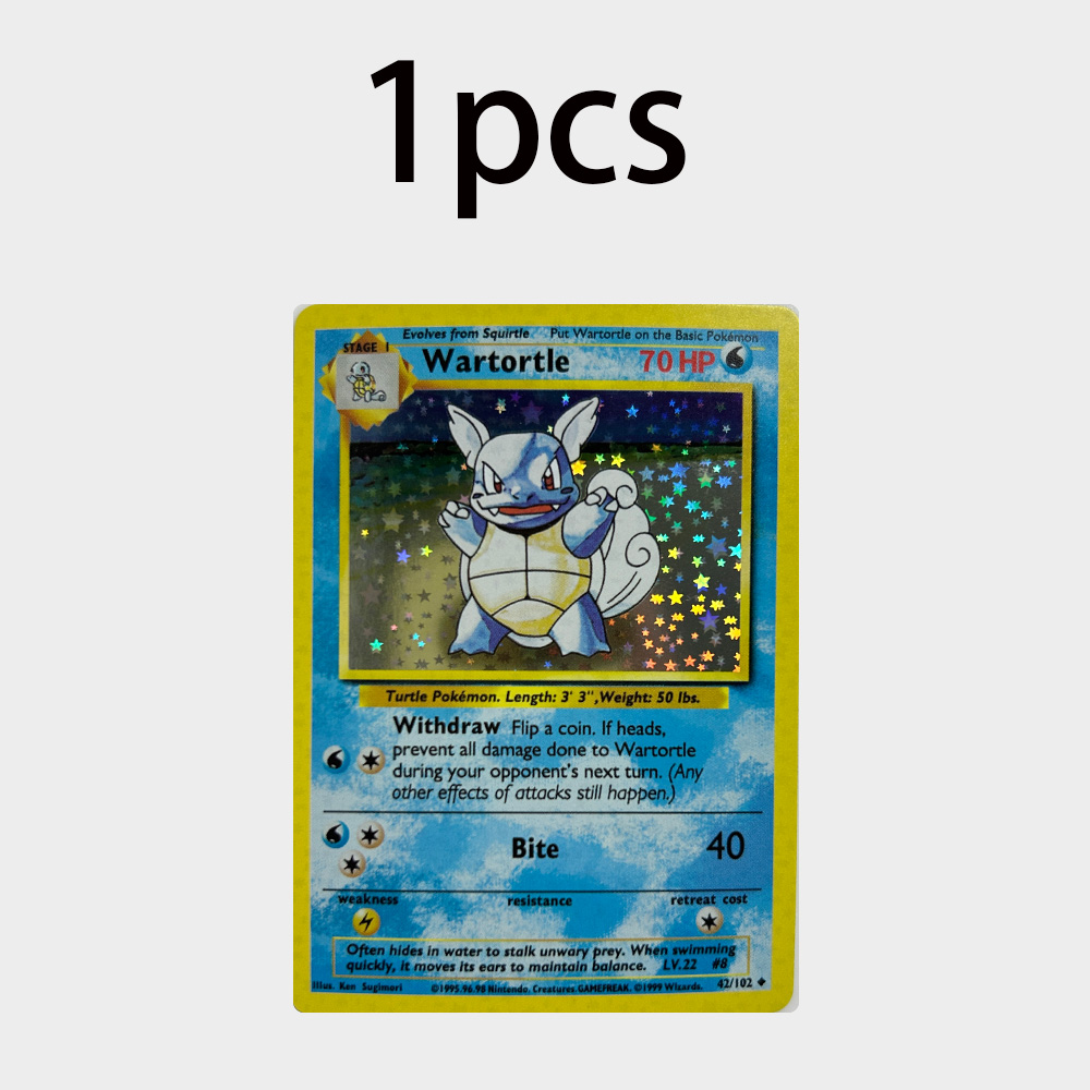 DIY PTCG Anime Wartortle Vinta - Vintage Pokemon Collectible ulasan dan harga